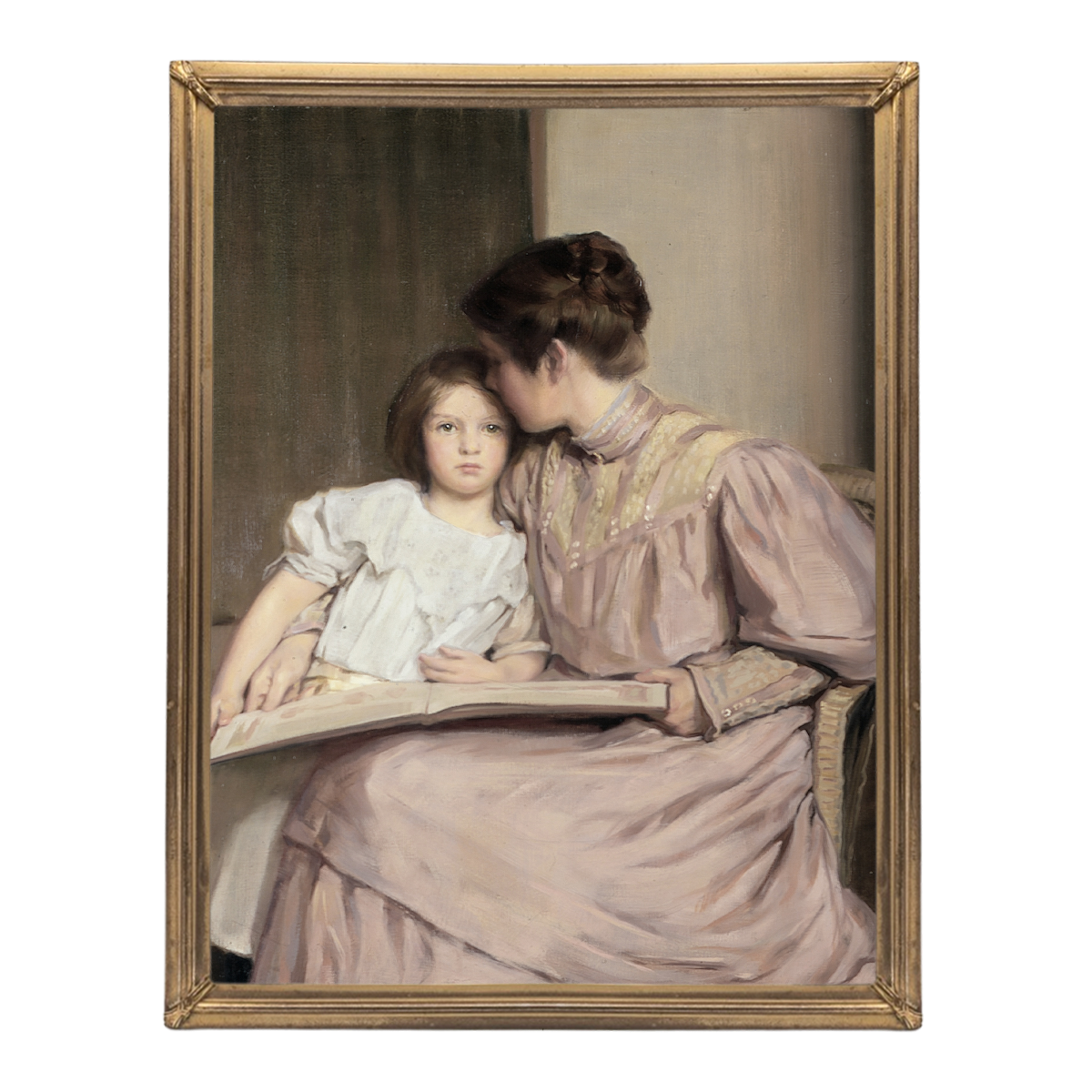 A Mother&#39;s Love Vintage Art Print