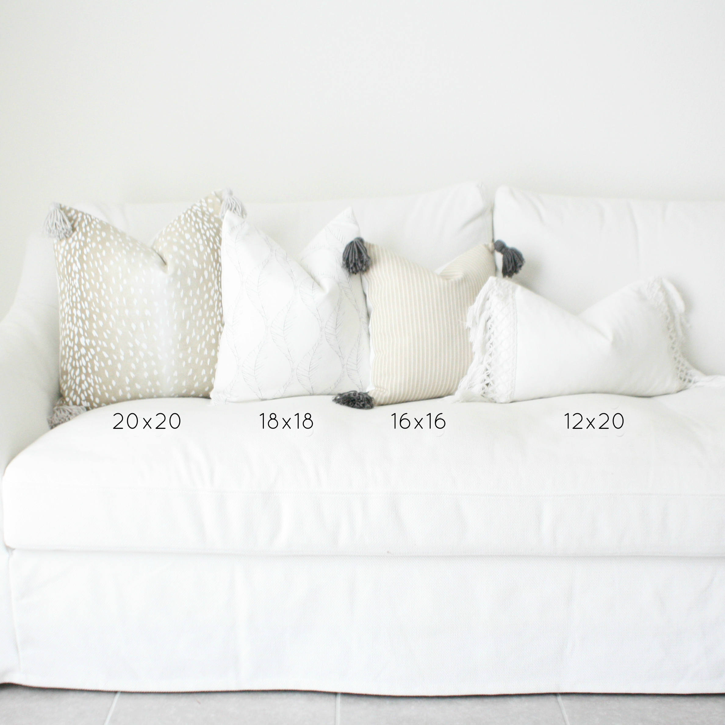 White bedroom pillows shop