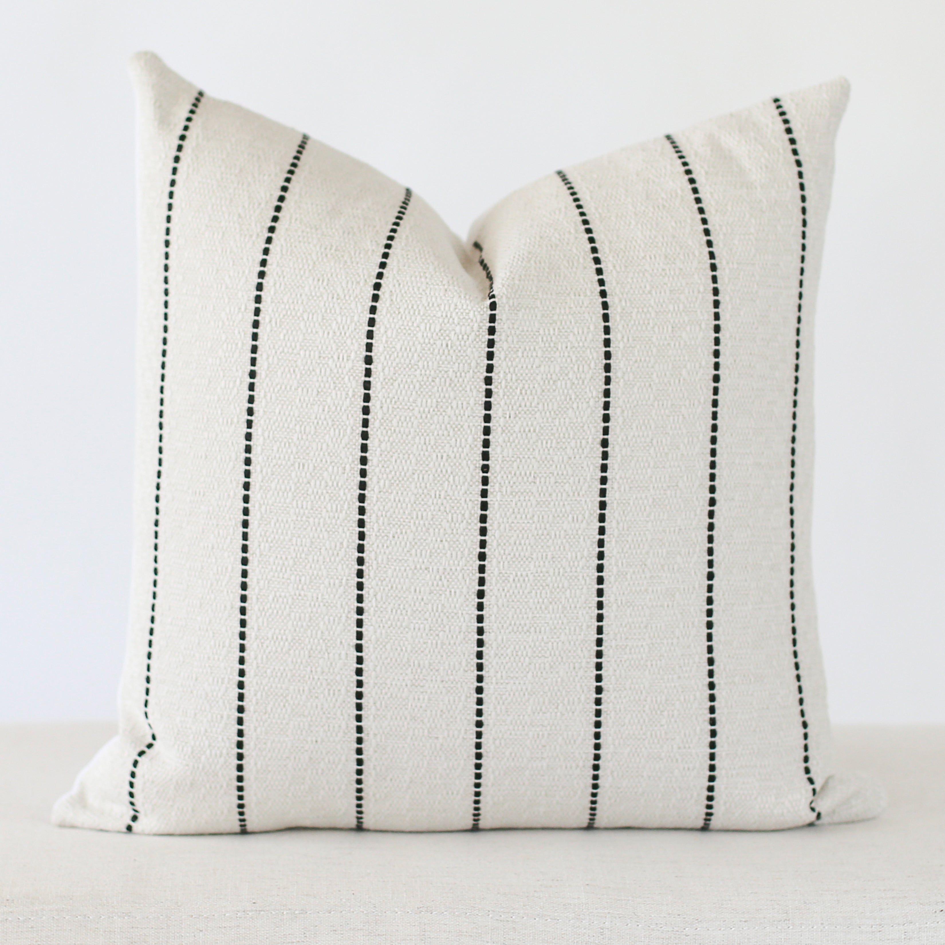 Black and 2025 white pillow case