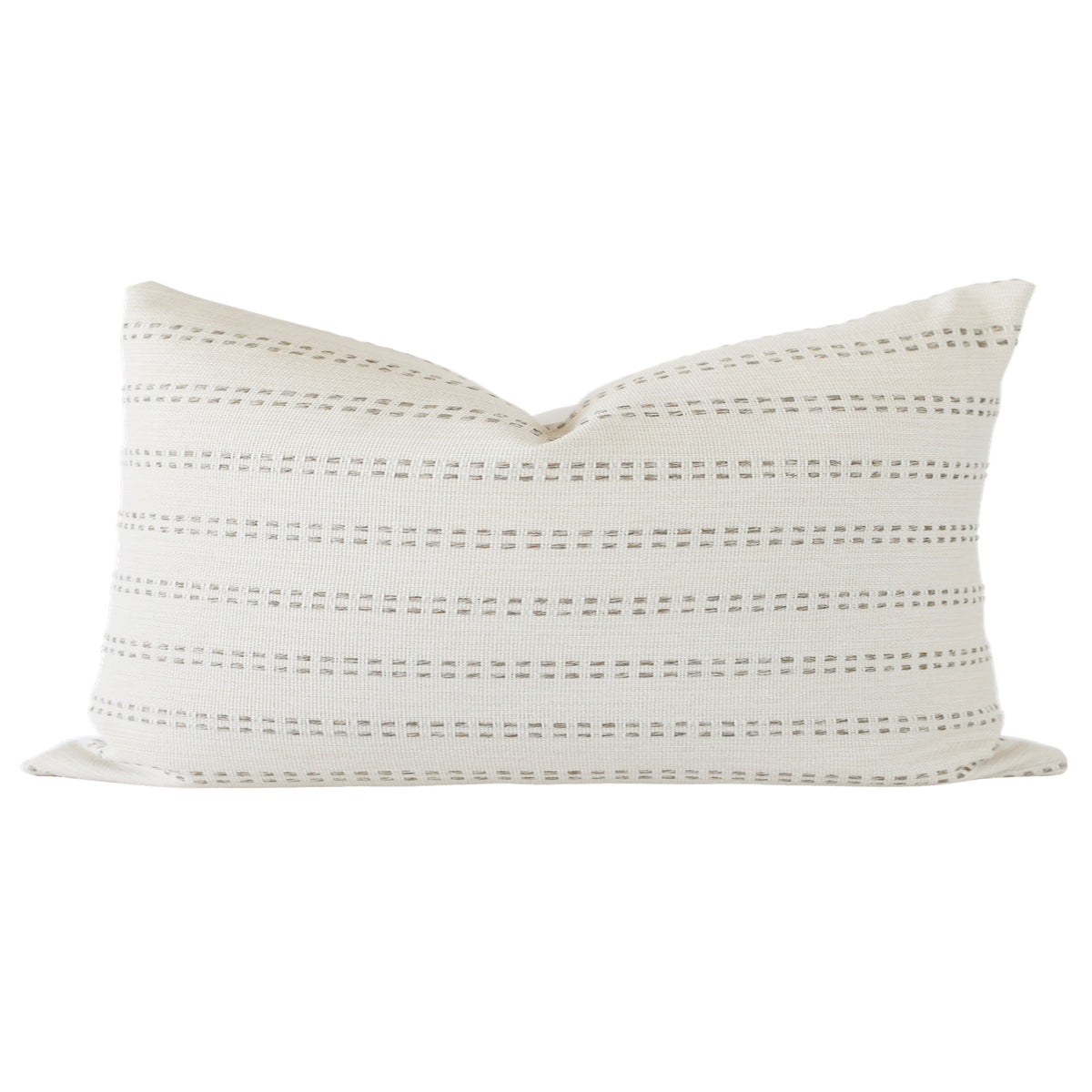 Grey Stripe Pillow Cover