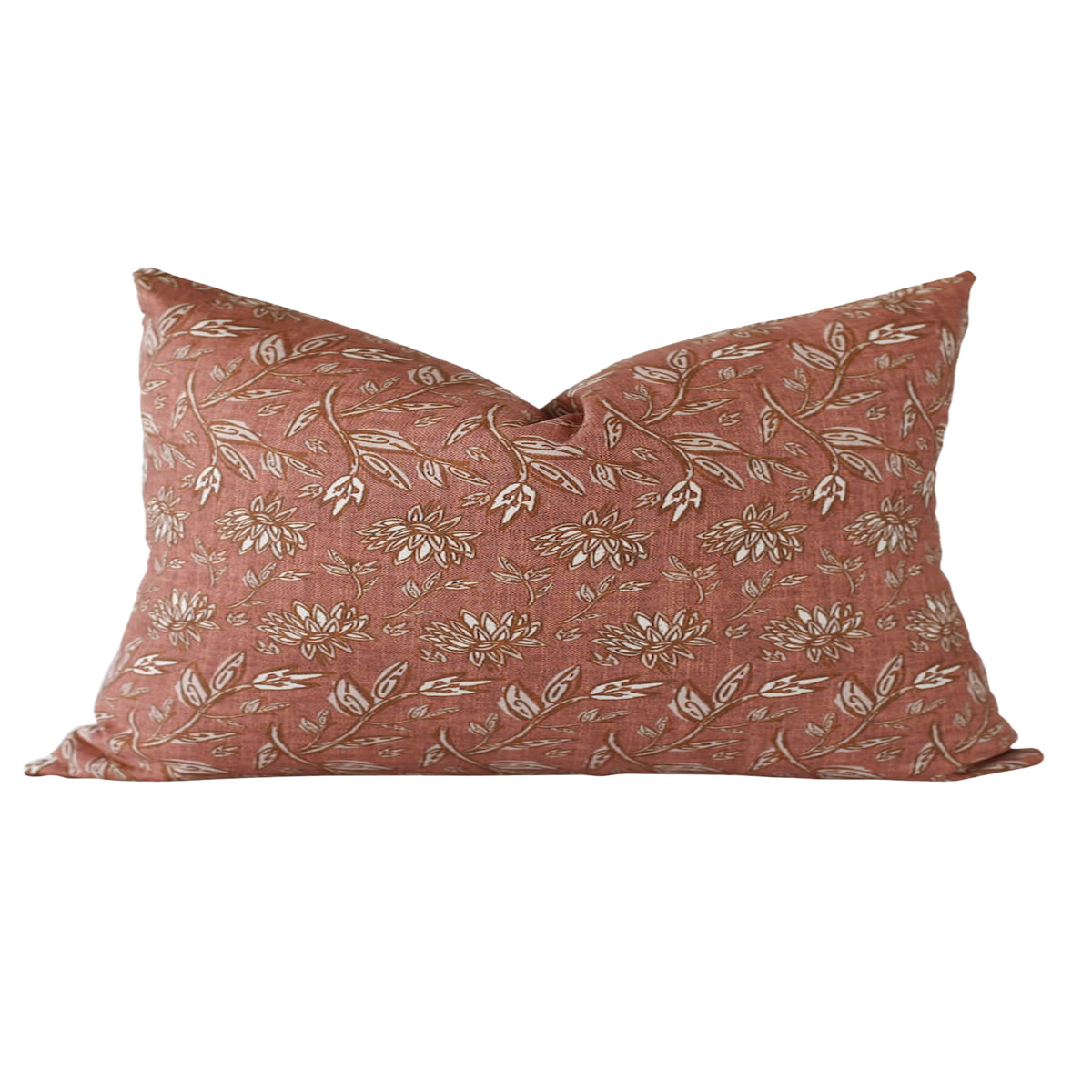 Terracotta Flora Pillow Cover