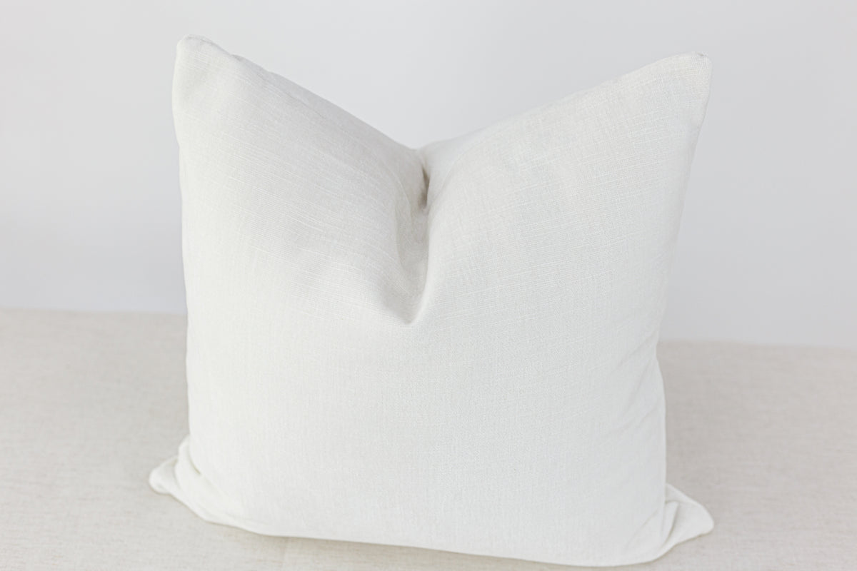 White Velvet Pillow Cover
